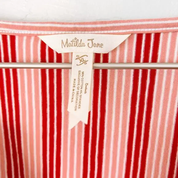 Matilda Jane McIntosh Striped Midi Dress Extra Large - Picture 3 of 5